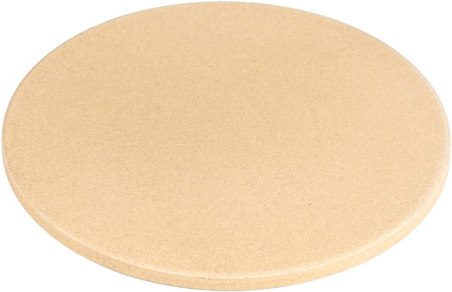 Dofover Pizza Stone for Cooking Baking Grilling - 9 Inch Extra Thick - Pizza Grilling Stone, Baking Stone, Pizza Pan For Oven and BBQ Grill (9 Inch)