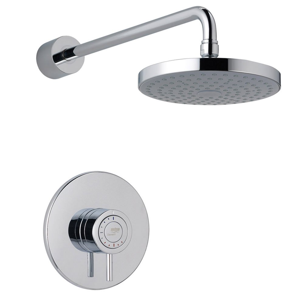 Mira Showers Element Built in Rigid Mixer Shower Polished Chrome 1.1656.013