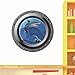 Vktech® Shark Ocean View Wall Sticker 3D Porthole Window Kids Room Home Decor Art
