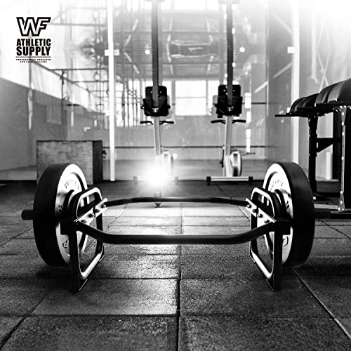 CAPHAUS Olympic Hex Bar, Hex Trap Weightlifting Bar, 2Inch Shrug Bar