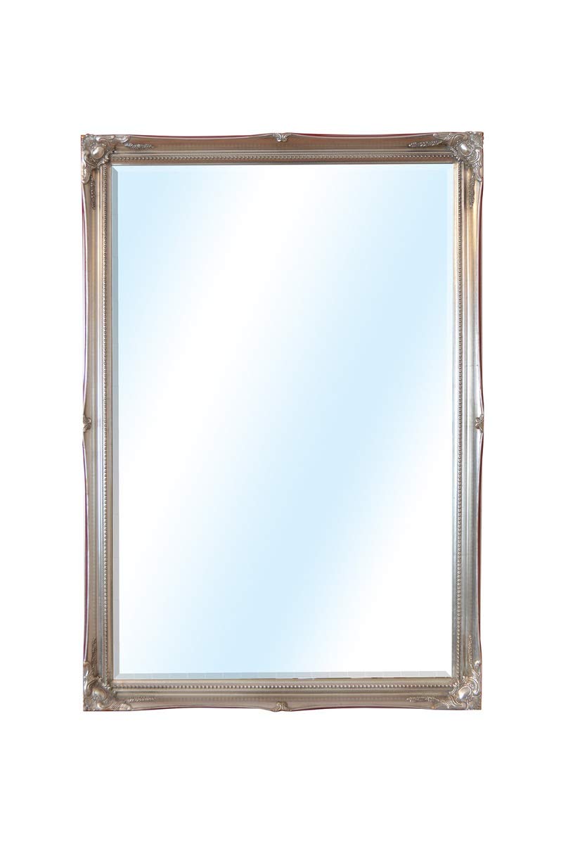FRAMES BY POST Ornate Silver Mirror Classic Antique Design 3ft4 x 2ft4, 102x71,816348160-2