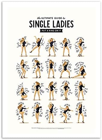 Wall Editions Art-Poster - single ladies - Nour Tohme