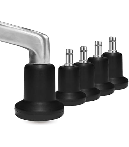 Bell Glides Replacement Office Chair or Stool Swivel Caster Wheels to
