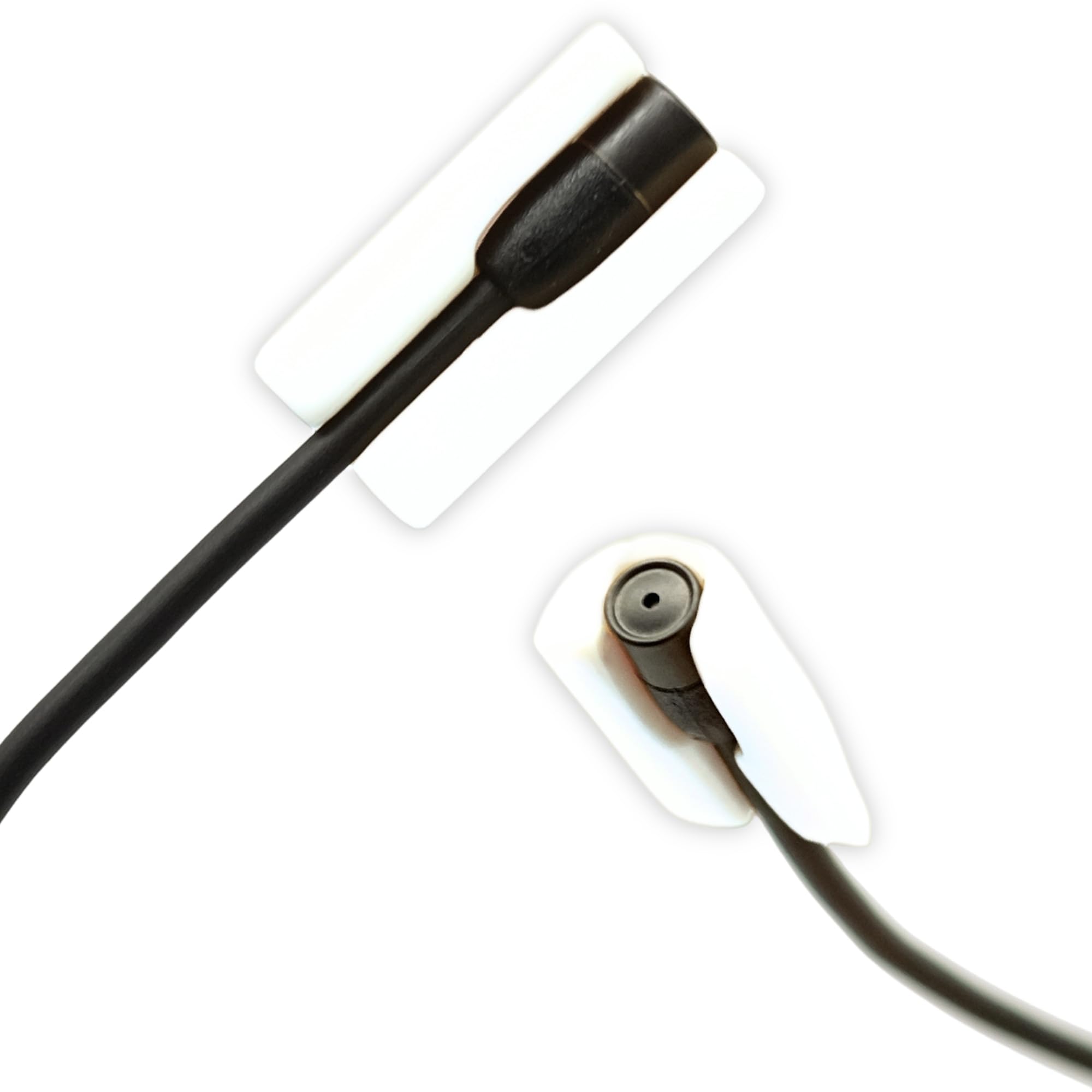 URSA MiniMount. Slim, Low-Profile and Made from Hardened Plastic. Hand-Finished for Smoothness. Includes 5x Hypoallergenic MiniMount Stickies (White, Sennheiser MKE2)