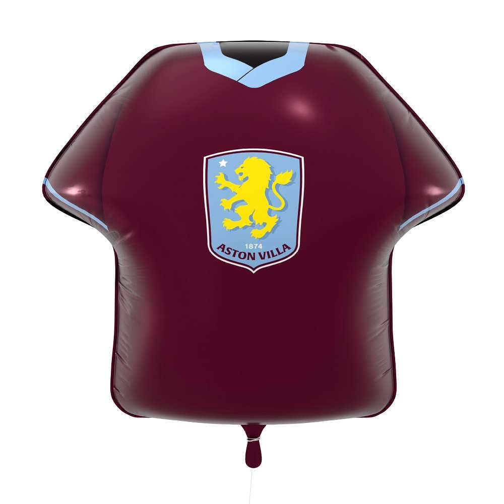 FC Jersey Foil Balloons – Officially Licensed Party Decorations, 52 x 53 cm (Aston Villa 1) — image 1