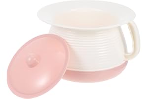 Bedpans for Women Chamber Pot Plastics Urine Bucket with Lids Portable Urinal Toilets Urine Bucket Bottle Spittoon for Women 