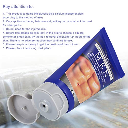 Hair Removal Cream for Men, Depilatory Cream, Natural Painless