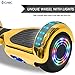 cho Electric Smart Self Balancing Scooter Hoverboard Built-in Speaker LED Wheels Side Lights- UL2272 Certified
