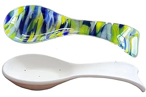 RAINBOW ART GLASS 9.25" Deep Spoon Rest Slumping Glass Fusing Kiln Mold
