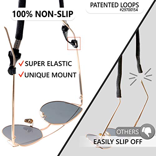 Eye Glasses String Holder Strap - Eyeglass Straps Cords for Men Women - Eyeglass Holders Around Neck - Sunglasses String Chain Lanyard Retainer