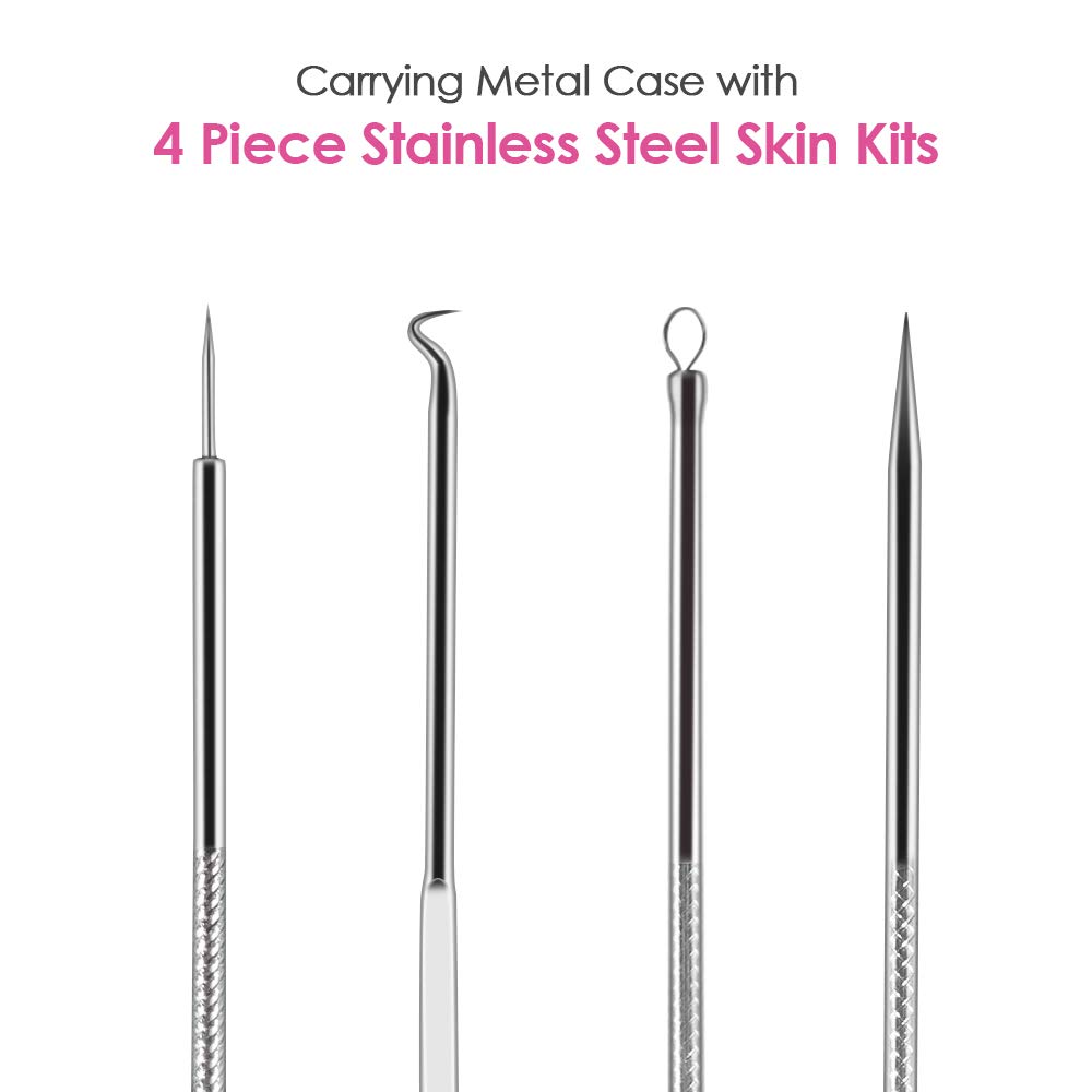 Facial Steamer, 2020 New Nano Ionic Face Steamers Warm Mist Facial Humidifier with 4 Pieces Blackhead Remover Kit for Women Moisturizing Cleansing Pores: Beauty