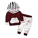 Baby Girls Floral Hoodie+ Floral Pant Set Leggings 2 Piece Outfits