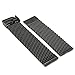 Moto 360 2 Watch Band (2nd Gen, Men's 42mm 2015), Threeeggs 20mm Stainless Steel Watch Strap Adjustbable Bracelet Band for Motorola Moto 360 2 Men's 42mm Smart Watch (A - Milanese Black)