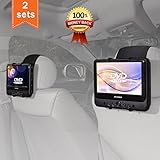 TFY Car Headrest Mount Holder for Sylvania SDVD9805 Portable DVD Player (Also fit All 7 inch - 10 inch Swivel Screen Portable DVD Player)