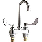 Chicago Faucet Company 895-317XKABCP Chicago Lav Gooseneck Fct Lf