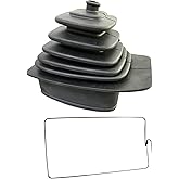 SUONE Gear Shift Boot Shift Boot with Clamp Fit for HiSUN ATV600 700 SUPERMACH Massimo
