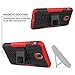 Galaxy J7 Pro J730G Case,Mama Mouth Shockproof Heavy Duty Combo Hybrid Rugged Dual Layer Grip Cover with Kickstand for Samsung Galaxy J7 Pro J730G 2017(with 4 in 1 Packaged),Red