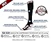 SB SOX Compression Socks for Men & Women (20-30 mmHg) - Best Support Stockings for Travel, Medical, and Sports - Perfect for Everyday Wear (Medium, Black/Pink)