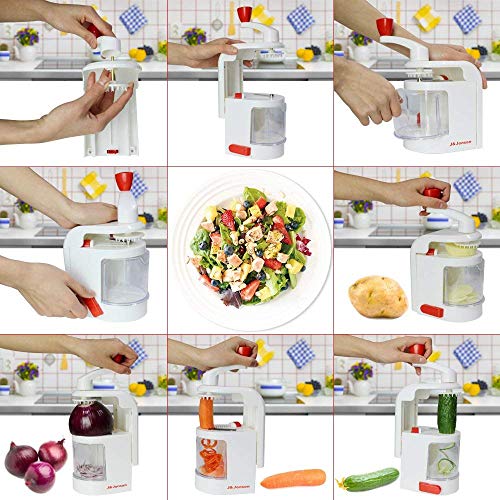 Vegetable Spiralizer 4 In 1 Slicer set Easy To Use Veggie Slicer With