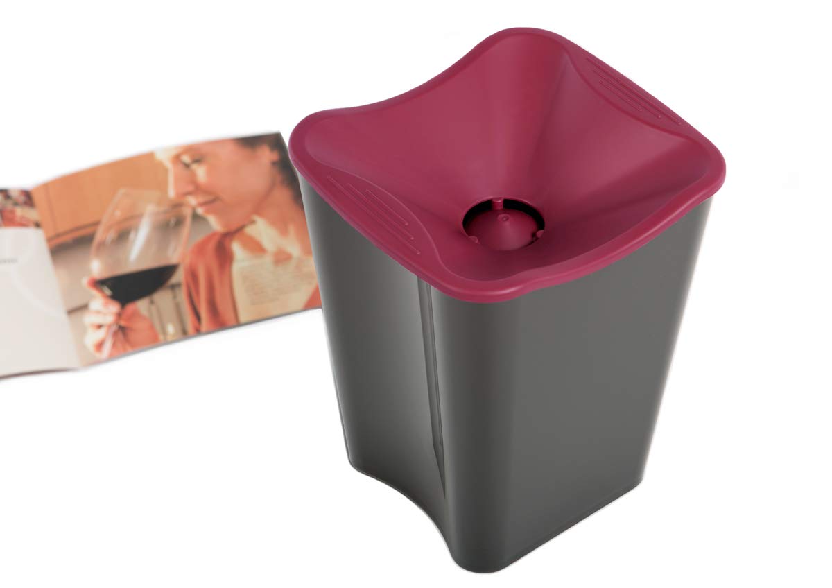 Koala 6238NE01 Ac Spittoon Black with Burgundy Cover