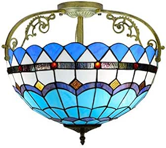 QCKDQ Luces de Techo de 17 Pulgadas, Accesorio de Techo de Montaje Semi