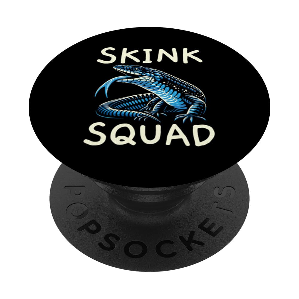 Blue Tongue Skink Lizard Lover Reptile Herpetology PopSockets Swappable PopGrip