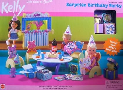 Buy Barbie Kelly Surprise Birthday Party Playset 1999 Online At Low Prices In India Amazon In