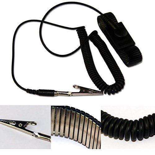 Anti Static Metal Bracelet ESD Adjustable Wrist Strap Discharge Band