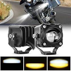 Nilight LED Pod Light 24W 4 Inch 2PCS Yellow Flood