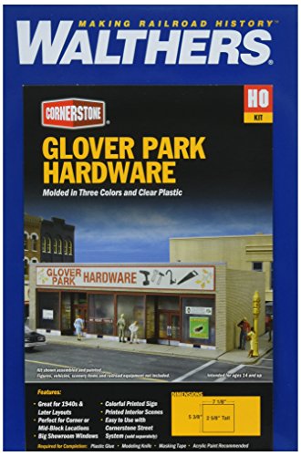 Walthers, Inc. Glover Park Hardware Kit, 7-1/8 x 5-1/2 X 2-7/8