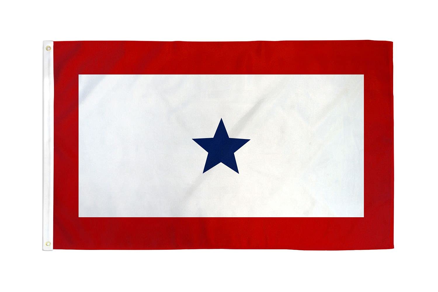 AZ FLAG - Blue Star Service 1 Flag - 2x3 Ft - 100D Polyester Service Banner Banner with Two Metal Grommets - Fade Resistant - Vivid Colors - 2' x 3' Feet - 90x60 Cm