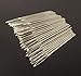 yueton 40pcs 2.7 inch Metal Large Eye Blunt Needles Yarn Needles for Knitting Crochet Projects (Sliver End)