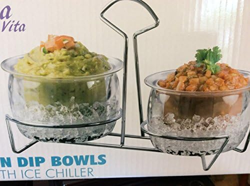 Cucina Vita Twin Dip bowls with Ice Chiller