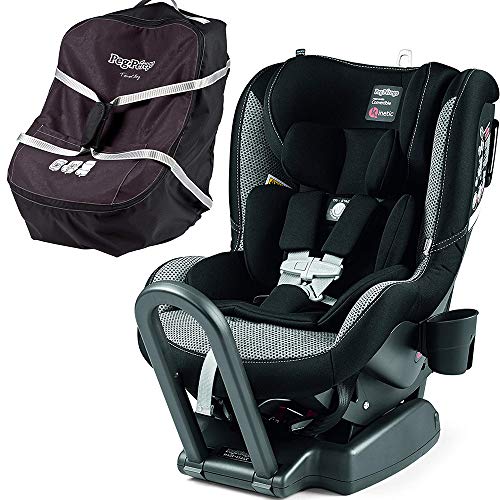 Peg Perego Primo Viaggio Convertible Kinetic, Dot to Dot with Travel Bag Bundle