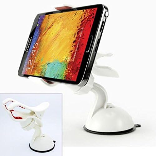 HTC Bolt Compatible Car Mount Clipper Phone Holder Windshield Swivel Cradle Stand Window Glass Dock Suction