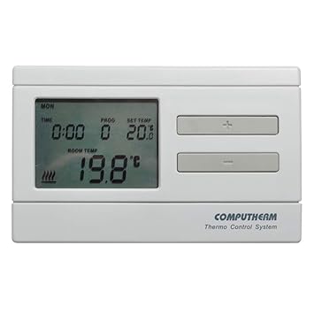 COMPUTHERM Q7 programmierbarer, digitaler Raumthermostat, Wand-Thermostat für Heizung, Klimaanlagen & Fußbodenheizung, Thermo