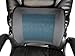 OKWU COMFORT Gel PAD Lumbar Back Support Pillow Cushion for Lower Pain Relief for Cars Wheelchair Chair Office Sitting (Black mesh Cover)