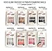 KISS Glam Fantasy Ultimate Diamond Nails Silver Stiletto 28 Nails KGFD05X