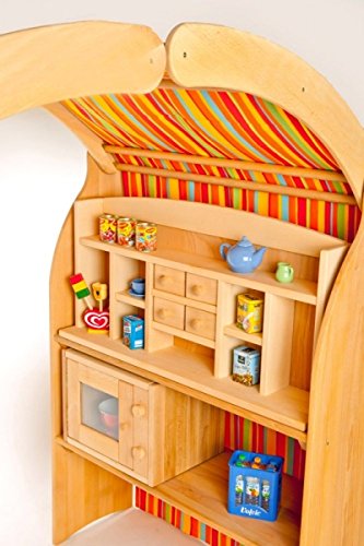 Kinder-Kaufmannsladen 1030G - Holz - Kaufladen für Tisch oder Spielständer – Bild 2