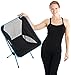 Portable Folding Camping and Backpacking Chair / Small Sport Chair - Lightweight Foldable Gear, Compact, Packable Carry Bag, and Heavy Duty. Beach lounge, hiking, travel, festivals, and concerts.