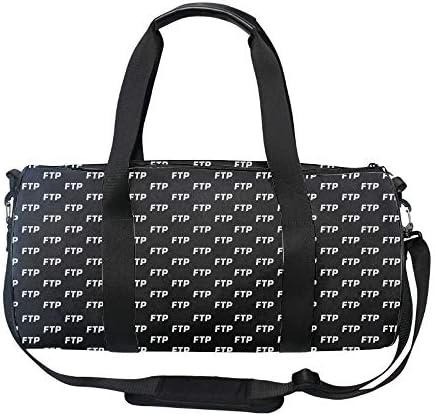 FTP Collage Gym Duffle Bag Drum Tote Fitness Shoulder Handbag Messenger Bags