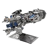 Update version MU 3D Metal Puzzle Battle Cruiser Battleship BC-S01 DIY 3D Metal Puzzle Kits Laser Cut Models Jigsaw Toys