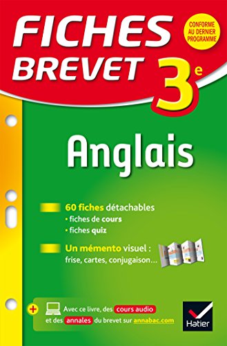 Fiches Brevet Anglais 3e: fiches de révision