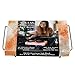 VOLTAS Himalayan Salt Block for Cooking, FDA Approved 12x8 (96 sq. inch) Salt Slab Comes with Stainless Steel Salt Plate Holder with Free Cotton Bag for Storage.