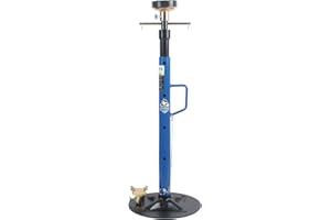HKTE TOOLS&EQUIPMENT HKTE Underhoist Support Stand with Handle, Capacity 2000lbs, Adjustable Height, Multi-Functional Topped Adapter, US Patented