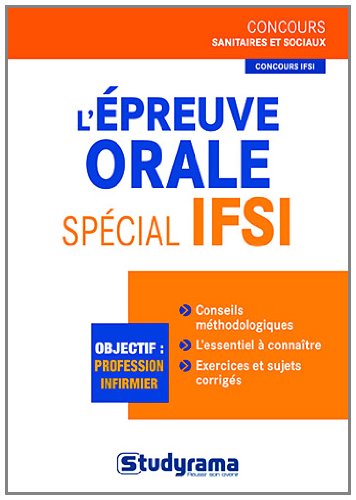 L' épreuve orale spécial IFSI