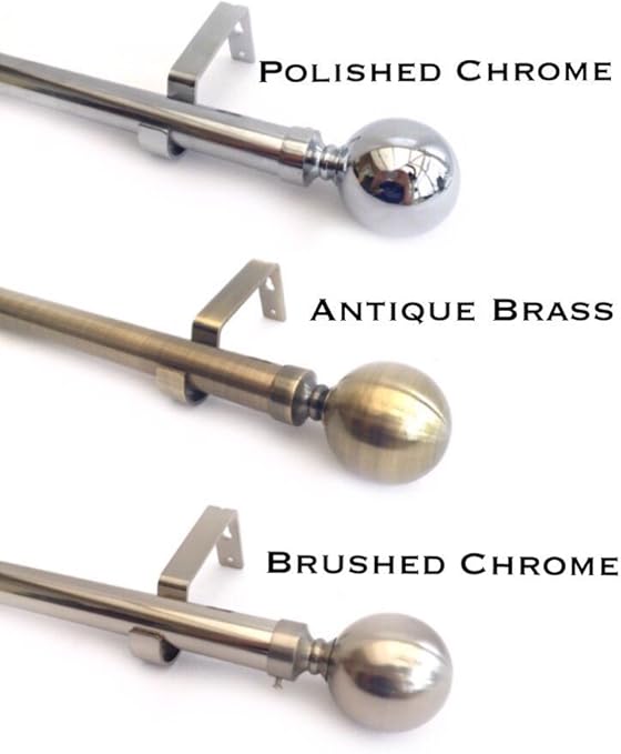 Your Home Online 28mm Extendable Complete Eyelet Metal Curtain