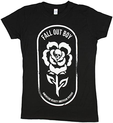 Fall Out Boy American Beauty/American Psycho Flower Girls T-Shirt (Medium)