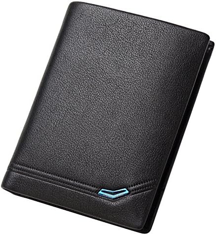 BISON DENIM Men's Genuine Leather Multi-Card Passcase Wallet with Card Holder