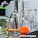 Belgoff Bottle Brush - Bottle Scrubbing Silicone Kitchen Cleaner For Washing Glass - Baby Bottles - Plastic Narrow Neck Water Sport Bottles Tumblers Thermoses Dishes with Long - Non-Grip Handle